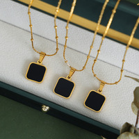 Collier Pendentif Géométrique pour Femme, Bijou de Fête Vintage Luxe Couleur Or, Vente en Gros