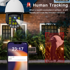 户外 PTZ 双光夜视 3MP IP65 POE 安防摄像头，带双向音频 CMOS 传感器 Seetong APP - Product Image 3