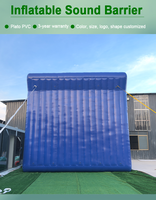 Prix d'usine, personnalisé, haute qualité, étanche, portable, pare-bruit gonflable, matériau PVC durable, garantie 2 ans pour