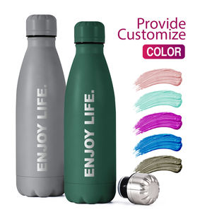 Bouteille d'eau thermique de <span class=keywords><strong>camping</strong></span> en acier inoxydable 304 à double paroi sous vide de 350 ml, 500 ml, 750 ml, 1000 ml avec isolation de 12 à 24 heures et boîte - Product Image 3