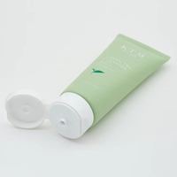 Tubes en plastique à presser souple PCR 100ml BB crème pour les mains tube de nettoyage du visage pour cosmétique avec couvercle rabattable