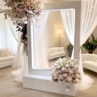 Fontaine cascade LED pour la plantation printanière, toile de fond de mariage, panneau de bienvenue cascade personnalisé, décoration de mariage