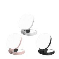 K10 MagSafe Lumière d'appoint magnétique pour téléphone, pour selfie, beauté et streaming en direct, miroir de maquillage télescopique pliable, réglable pour retouches