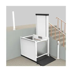 3ft-30ft roda hidrolik kursi lift dinonaktifkan lift para Persona mayores platform lift