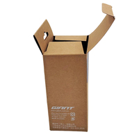 Boîte suspendue pliante en papier kraft recyclé imprimé sur mesure Boîtes d'emballage au détail laminées mates pour pièces de quincaillerie de vélo