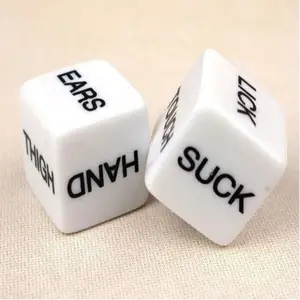 2 PCS Funny Sex Dice Romance Love Humour Party Gambling Adult Games Sex Toys Erotic Craps Pipe For Couples