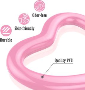 <span class=keywords><strong>Bouée</strong></span> gonflable en PVC pour enfants et adultes, en forme de cœur, portable, pour la sécurité en été, pour la natation, les fêtes sur la <span class=keywords><strong>plage</strong></span>, les jeux de piscine - Product Image 3