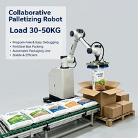 Robot palettiseur industriel intelligent, équipement de stockage précis et organisé pour la logistique d'usine, automatisation de la logistique