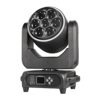 DMX Mini 7x40W Bee Eye Pixel Stage Light Strip 7x40 RGBW LED Zoom Beam Wash Moving Head B Eye Mini 740 Ring Circle Halo Effects