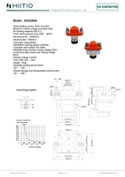 Contacteur DC HCD200A 200A, relais haute intensité 80V DC, contacteurs DC basse tension