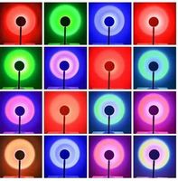 Lumières de Noël 16 couleurs changeantes projecteur Led lumières coucher de soleil lampe Projection lumière de vacances de Noël