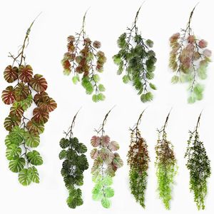 Guanyi Guirlandes artificielles de Monstera à suspendre, Décoration murale végétale intérieure et extérieure, Feuilles de plantes de 60 cm de longueur - Product Image 1