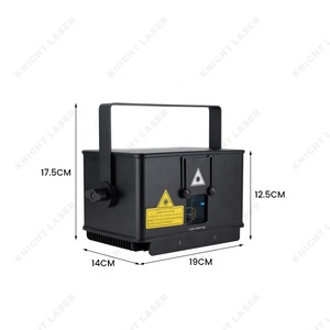 Escáner de Luz Láser para Discoteca Knight de 6 Vatios, Animación <span class=keywords><strong>3D</strong></span> RGB, para Bodas - Product Image 2