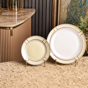 8+10-Inch Eco-Friendly <b>Disposable</b> Ceramic Tray for Party Sushi <b>Barbecue</b> Cake Dessert Pastry Dishes & Plates - Product Image 3