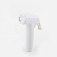 Douchette WC portable en plastique ABS blanc haute pression pour bidet, avec tuyau en PVC, pour kit de toilette musulman