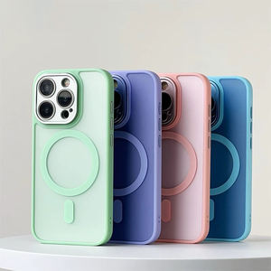 ONE-CASE Coque de téléphone transparente antichoc de haute qualité avec anneau magnétique, design sportif électroplaqué TPU+PC pour 14-17 - Product Image 1