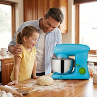 Robot pâtissier professionnel 3-en-1 pour pâte, œufs, gâteaux, fruits, viande et charcuterie – Batteur sur socle électrique pour boulangerie