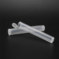 Tubes de rangement en plastique de 116 mm pour cônes pré-roulés King Size, accessoires pour fumeurs de tabac, tube en plastique pour cigarettes de 109 mm avec couvercle à pression