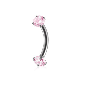 <span class=keywords><strong>Piercing</strong></span> de lèvre/oreille en zircon et acier inoxydable 4mm, forme géométrique à quatre griffes, pour hommes et femmes - Product Image 3