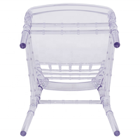 Chaises transparentes empilables, portables et pliables pour événements, mariages, fêtes, banquets, hôtels, directement de l'usine