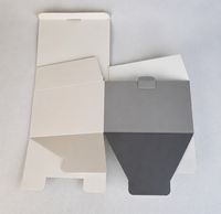 Boîtes personnalisées élégantes en couleur avec logo, emballage pliable en carton plat pour aliments et snacks, recyclables, estampage haut de gamme