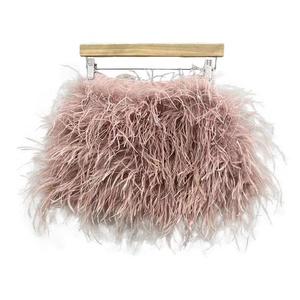 <span class=keywords><strong>Falda</strong></span> de Plumas de Avestruz Sexy de Primavera, <span class=keywords><strong>Falda</strong></span> de Plumas de Avestruz <span class=keywords><strong>con</strong></span> Adorno de Plumas para Mujer - Product Image 3
