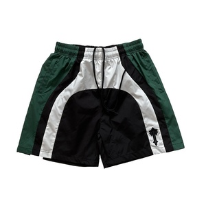 Pantalones Cortos Deportivos 2 en 1 para <span class=keywords><strong>Hombre</strong></span>, Marca HUCAI, Personalizados, de Alta Calidad, Nailon y Elastano, con Doble Capa y Abertura Lateral, 5 Pulgadas, para Gimnasio y Running - Product Image 6