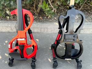 Conjunto completo de violín eléctrico de 4 cuerdas sólido de alta calidad con varios estilos y colores - Product Image 4