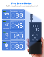 Newo tragbare Mini-Auto-Luftpumpe Automatische LED Digital 150PSI Kompressor Akku-ABS-Reifen füller
