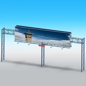 Stadt wichtigsten straße große größe außenwerbung gantry billboard