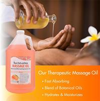 2025 huile de massage mandarine 128 oz soins du corps thérapie qualité huile d'amande graines de coton huile de tournesol avocat vitamine E essentielle
