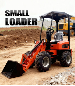 Demand for Best-selling Machinery Factory-sold Mini Skid Steer with Bucket Attachments <b>Wheel</b> and Backhoe Moving Types for <b>Small</b> - Product Image 6