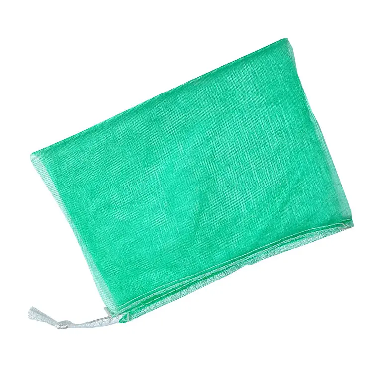 Bolsa de cubierta de fechas Bolsa de malla verde Pe para árbol frutal Fecha Palma Malla protectora Red Bolsa de embalaje de plástico