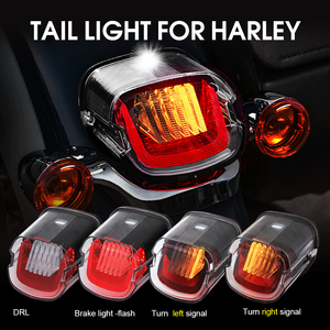 ไฟท้ายมอเตอร์ไซค์ LOYO รุ่น Light Transmittance Hover U Design 6V ไฟเลี้ยวแบบเรียงลำดับ - Product Image 4