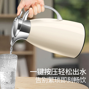 Termo de 2L, Botella de Agua Aislada de Acero Inoxidable 304, Jarra de Agua Caliente de Gran Capacidad para el Hogar - Product Image 2