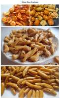 Mélange de craquelins de riz et cacahuètes salées cuites à la japonaise - Snack aux noix semi-moelleux en sachet