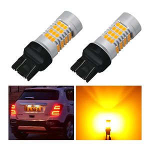 Feux de jour LED pour voiture T20 W21W 7440 BA15S <span class=keywords><strong>BAUS</strong></span> 16 2835, clignotants, feux de stationnement DRL, source externe DJ079 - Product Image 3