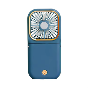Mini ventilador enfriador de aire con cuello colgante, ventilador USB, soporte plegable para teléfono, fuente de alimentación móvil de 3000mAh, Mini ventiladores portátiles con Banco de energía - Product Image 1