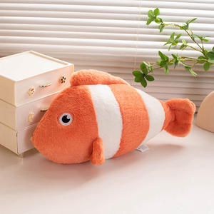 Peluche Personalizzato Morbido e Carino a Forma di Pesce Pagliaccio, Giocattolo di Comfort <span class=keywords><strong>per</strong></span> Bambini - Product Image 4