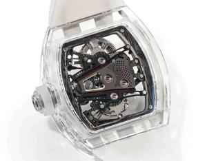 Reloj mecánico automático de alta calidad para hombre con caja transparente, elegante y con estilo. - Product Image 2