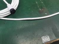 JIaHui disesuaikan M16 2 + 3Pin 5m panjang 100V Kabel silikon putih 2x0.7 mm2 Conductor konduktor tembaga