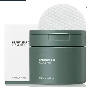 Heartleaf 77 clear Pad 70 Sheets, PHA Dead Skin Care Low pH Daily Toner Pad exfoliating High End Smooth Facial