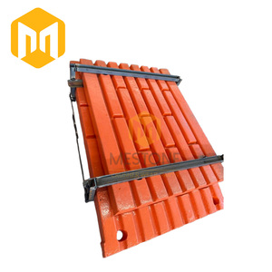 Piastra a mascelle fissa oscillante TEREX McCloskey J45 per frantoio a mascelle, inserto in <span class=keywords><strong>TIC</strong></span>, fusione in acciaio ad alto contenuto di manganese, 1 pezzo MSD-551-015-083 - Product Image 5