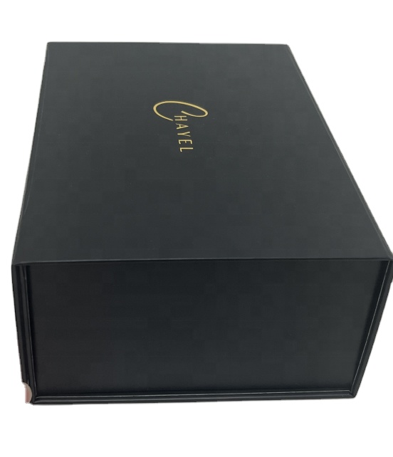 gift box packaging box free sample custom luxury black magnetic closure folding durable cardboard for jewelry for cosmetics for clothes