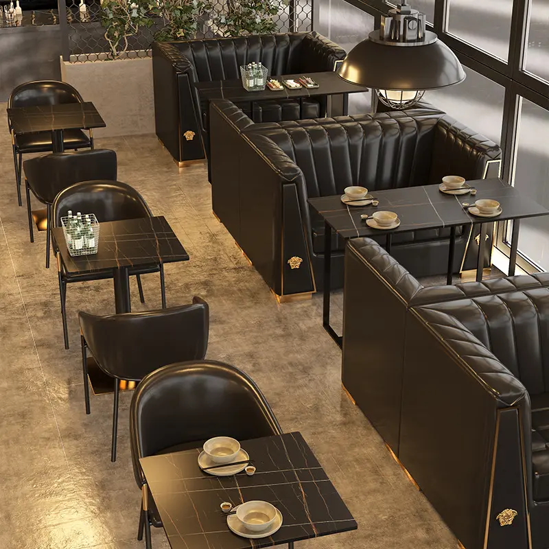 Restaurant möbel Fast-Food-Café Shop Restaurant Stand Esszimmer Sitz gelegenheiten Restaurant Stuhl und Tische zu verkaufen