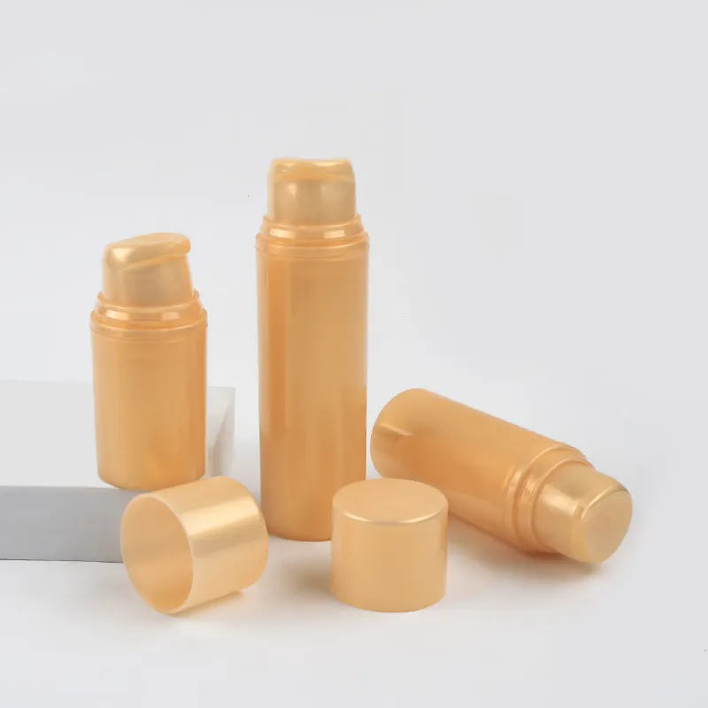 15 ml30ml 50ml bunte Airless PP Plastik flasche Vakuum Kosmetik Lotion Mini leere Pump flasche