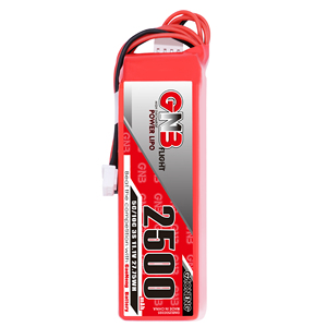GNB GAONENG RC แบตเตอรี่ลิโป้ 3S 2500MAH 11.1V 5C สำหรับเครื่องส่งสัญญาณ FrSky Taranis X9D XH2.54 FUTABA JR JST Connector - Product Image 1