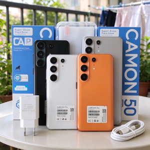 Smartphones Camon 50 Pro 5G Económicos, Nuevos Sin Abrir, Android 15, Doble SIM, Desbloqueo Facial y por Huella Dactilar Para Uso Empresarial - Product Image 3