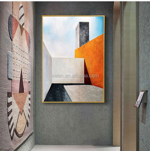 Hualun Tranh Sơn Dầu Trừu Tượng Lá Vàng Nghệ Thuật Hiện Đại Trang Trí Tường Siêu Lớn Tùy Chỉnh Trên Vải Bố - Product Image 2