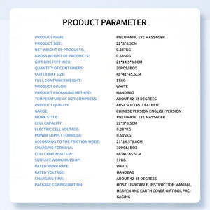เครื่องนวดตาไฟฟ้าอัจฉริยะจากโรงงานโดยตรง ช่วยลดอาการล้าตา ลดความเมื่อยล้าของดวงตา ด้วยแรงดันอากาศ การสั่นสะเทือน และความร้อน - Product Image 6